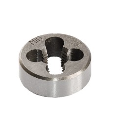 Плашка для нарізання різьби MASTERTOOL M10×1,25 мм 9ХС DIN 233 15-0104
