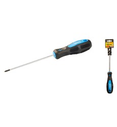 Викрутка хрестова магнітна MASTERTOOL PH0х100 мм ручка з TPR покриттям 48-5010