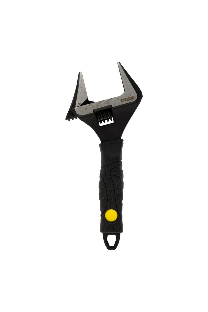 Ключ розвідний MASTERTOOL 150 мм 0-35 мм тонкі губки CrV рукоятка з TPR накладкою 76-0321 view 2