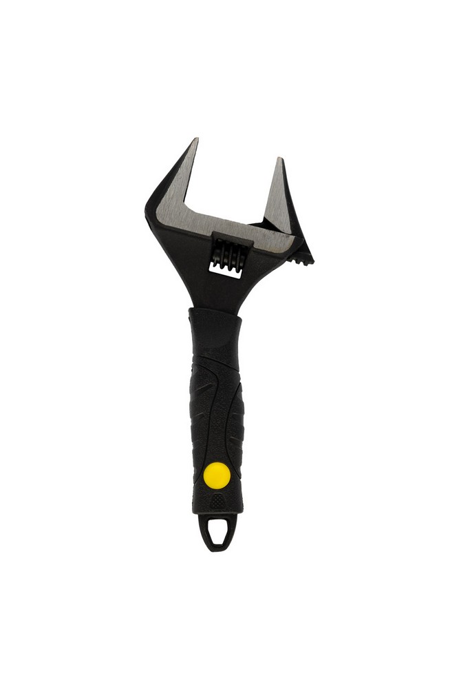 Ключ розвідний MASTERTOOL 150 мм 0-35 мм тонкі губки CrV рукоятка з TPR накладкою 76-0321 view 3