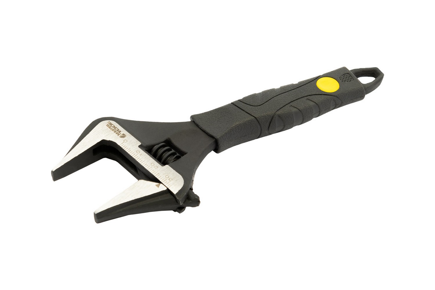 Ключ розвідний MASTERTOOL 150 мм 0-35 мм тонкі губки CrV рукоятка з TPR накладкою 76-0321 view 1