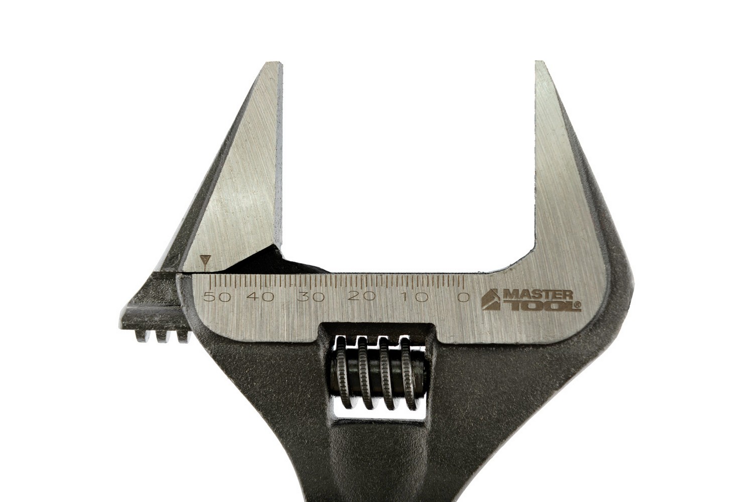Ключ розвідний MASTERTOOL 250 мм 0-50 мм тонкі губки CrV рукоятка з TPR накладкою 76-0323 view 4