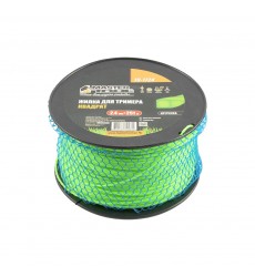 Жилка для тримера MASTERTOOL TWISTED SQUARE 2.4 мм × 251 м 19-1724