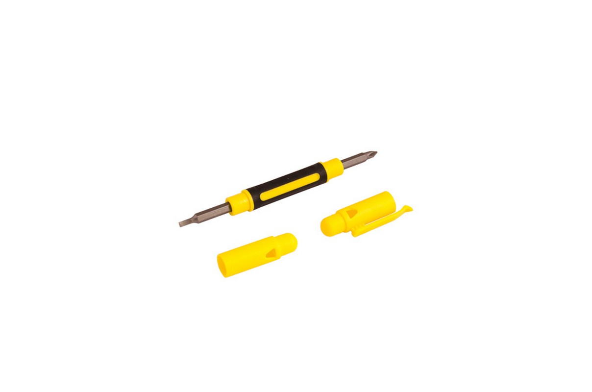 Викрутка кишенькова MASTERTOOL 4-в-1 SL3-PH0/SL4-PH1 50 мм 40-0160 view 2