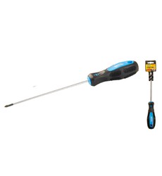 Викрутка хрестова магнітна MASTERTOOL PH0х125 мм ручка з TPR покриттям 48-5012