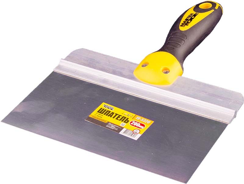 Шпатель MASTERTOOL AL-PROFI 200х85 мм TPR ручка ударний 19-5320 view 1