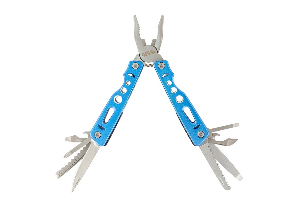 Мультитул MASTERTOOL "Плоскогубці MAXI" 15в1 алюмінієва рукоятка чохол 79-0525 view 2