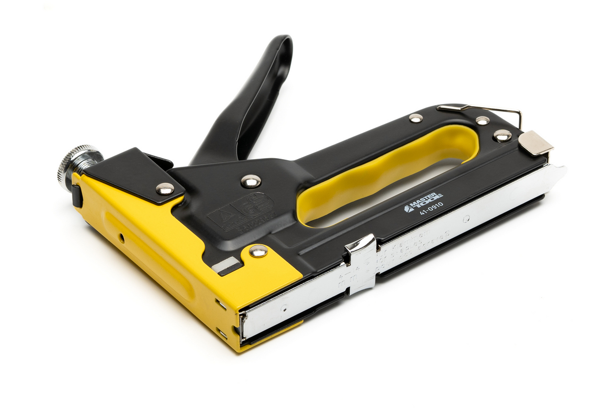 Степлер пружинний MASTERTOOL скоба R53 4-14 мм плавне регулювання сили удару корпус метал 41-0910 view 6