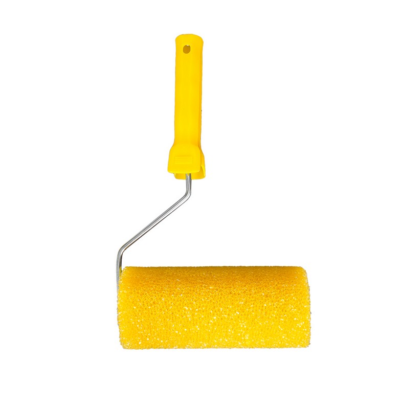 Валик малярський структурний MASTERTOOL Moltopren Decor 80/180 мм Ø 6 мм з ручкою 92-6103 view 1