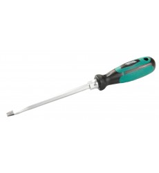 Викрутка шліцева магнітна MASTERTOOL HEXAGON SL8х150 мм ручка з TPR покриттям 45-8815