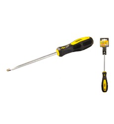 Викрутка шліцева MASTERTOOL SL8х150 мм ручка з TPR покриттям 48-5815