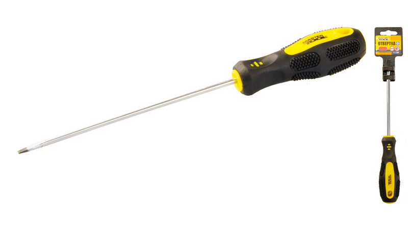 Викрутка шліцева MASTERTOOL SL3х125 мм ручка з TPR покриттям 48-5312 view 1
