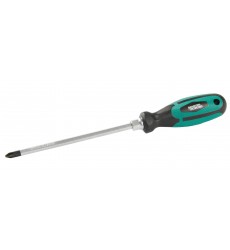 Викрутка хрестова магнітна MASTERTOOL HEXAGON РН2х150 мм ручка з TPR покриттям 45-8215