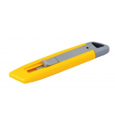 Ніж будівельний MASTERTOOL трапеція пластиковий корпус безпечне лезо 17-0301