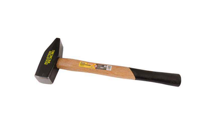 Молоток слюсарний MASTERTOOL 1500 г HRC 56 рукоятка з дерева з полімерним захистом 360 мм 02-0215 view 1