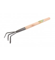 Культиватор садовий MASTERTOOL 450×85 мм з подовженою дерев'яною ручкою 14-6195