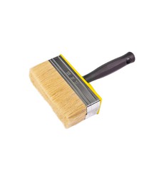 Макловиця MASTERTOOL малярська плоска 150 x 50 x 45 мм, натуральна щетина, пластикова рукоятка 91-9615