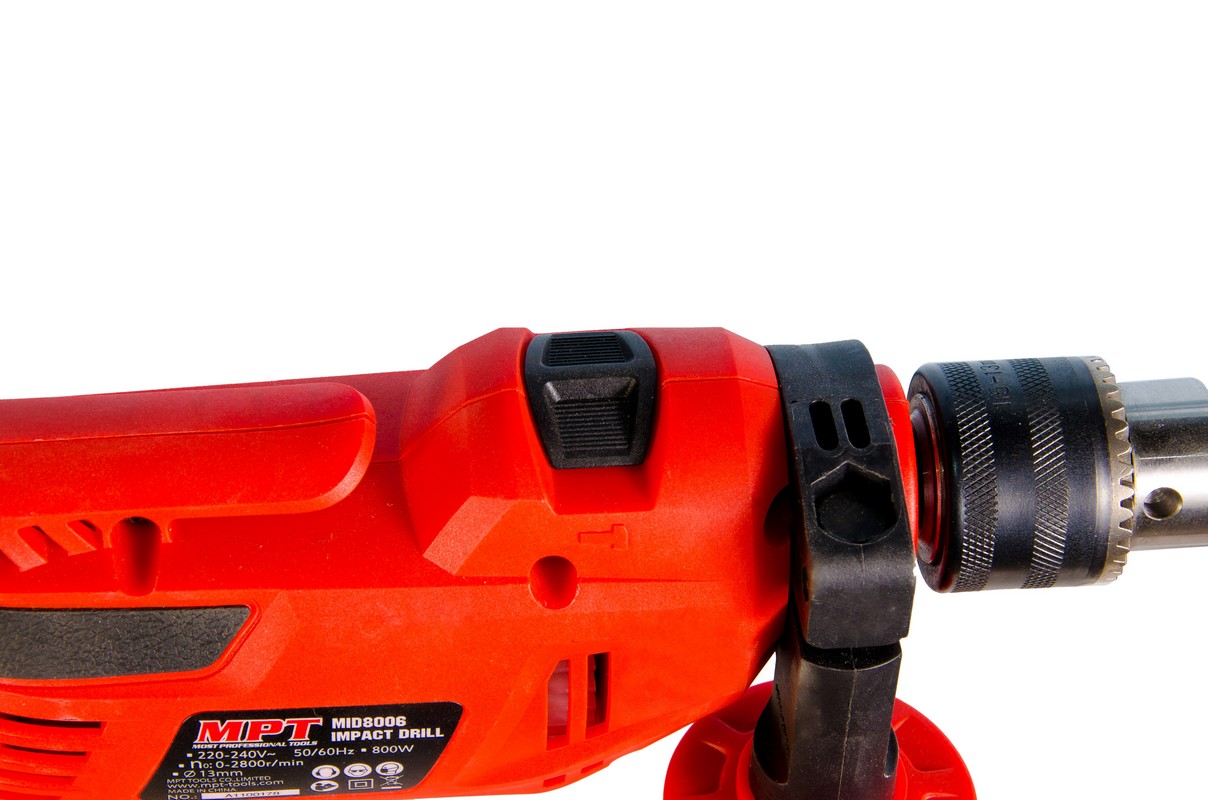 Дриль ударний MPT PROFI 13 мм 800 Вт 0-2800 об/хв 44800 уд/хв MID8006 view 6