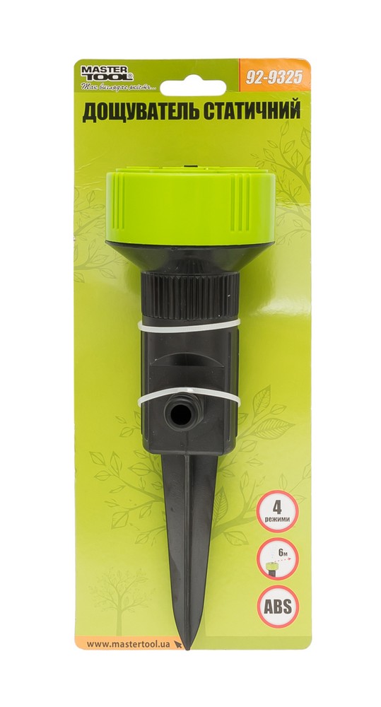 Зрошувач для поливу MASTERTOOL ½" 4 режими 6 м на ніжці 92-9325 view 5