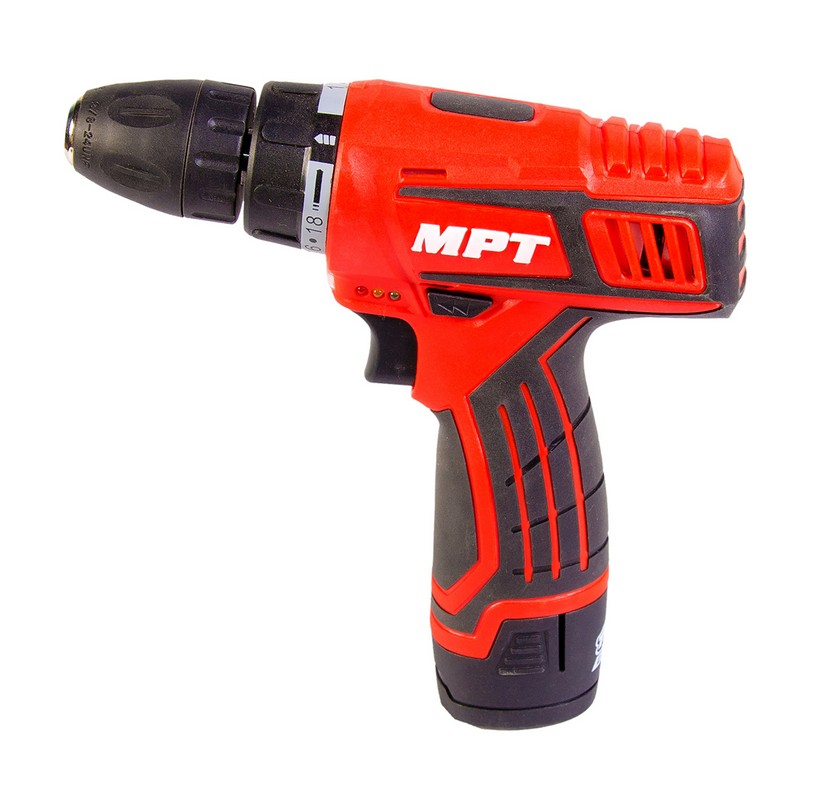 Дриль-шурупокрут MPT акумуляторний 12V Li-ion 1.5 А·год 0-600 об/хв 0-10 мм 1 АКБ MCDT1216.B1 view 2