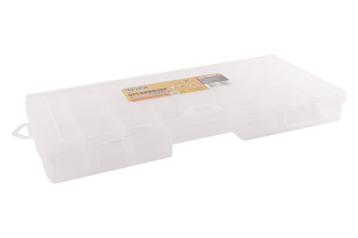 Органайзер MASTERTOOL з підвісом 15" 385х200х50 мм 23 секції 79-3002 view 2