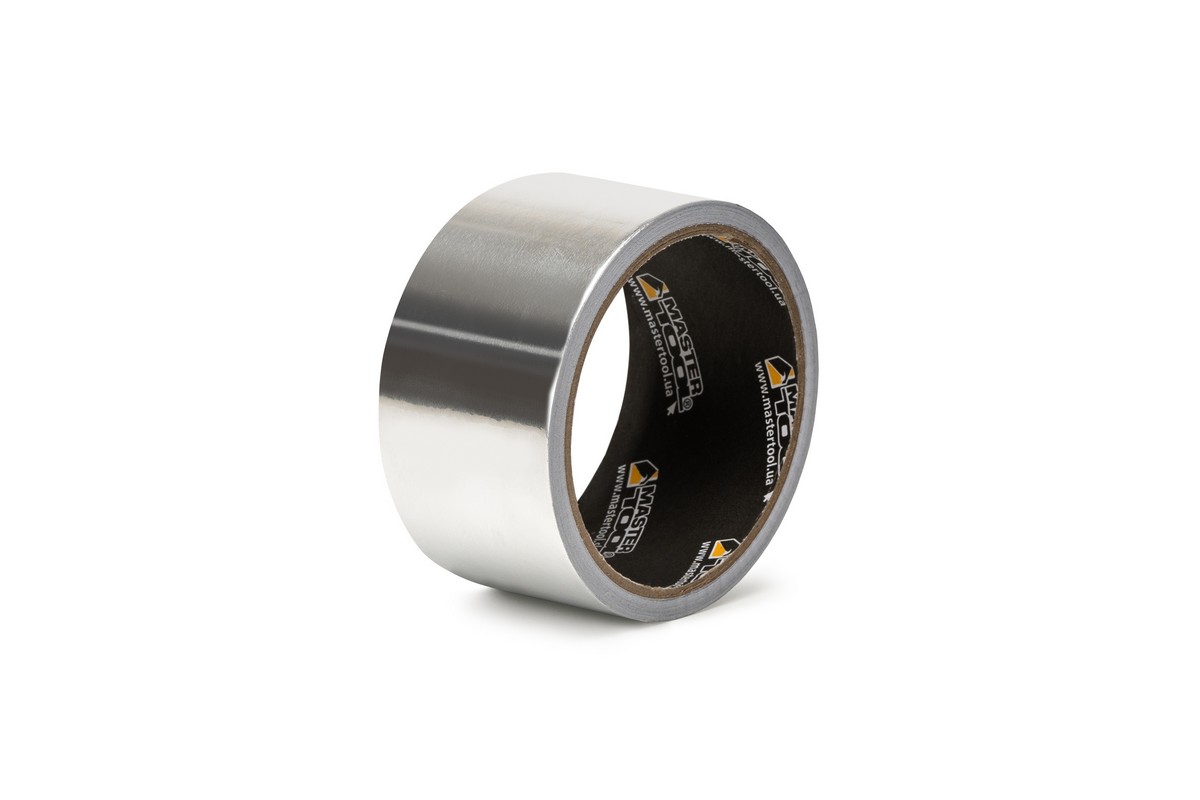 Стрічка алюмінієва MASTERTOOL GripBond Pro Metal t 150°C 50 мм×10 м 77-1510 view 2