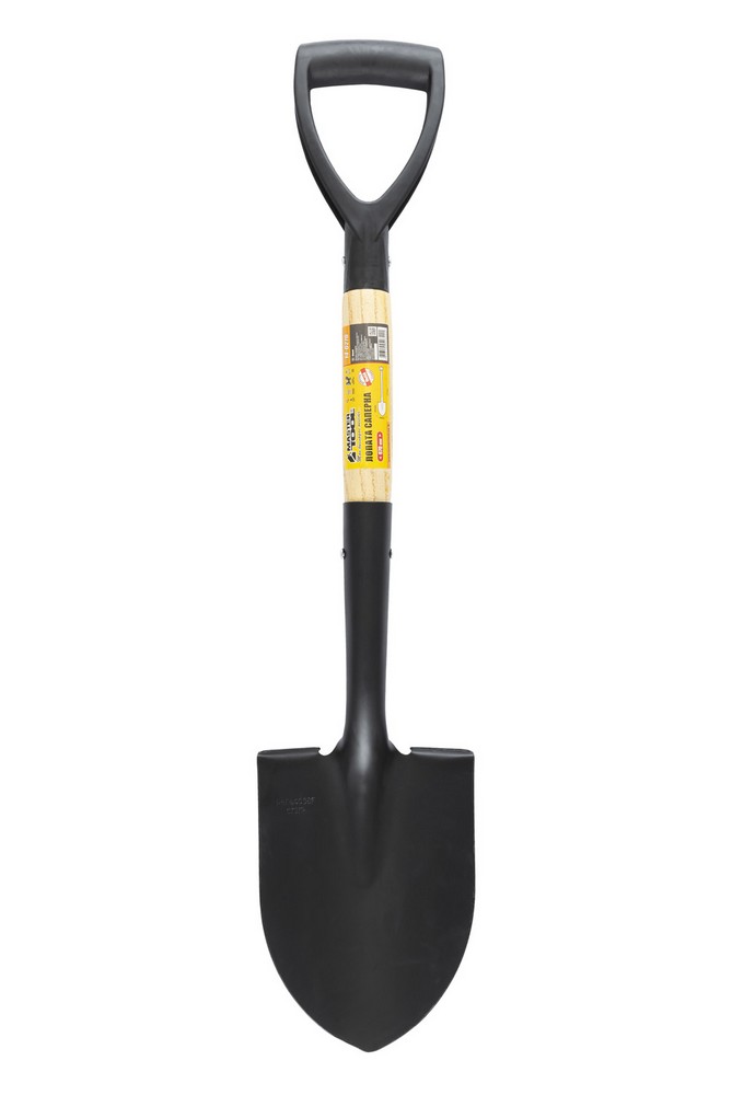 Лопата саперна MASTERTOOL 150х205х670 мм з дерев'яною ручкою 14-6276 view 1