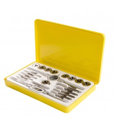 Мітчики та плашки MASTERTOOL М3-М12 з тримачем набір 20 шт 15-1420