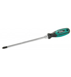 Викрутка хрестова магнітна MASTERTOOL HEXAGON РН3х200 мм ручка з TPR покриттям 45-8320