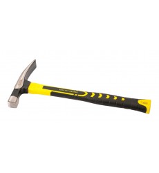 Молоток муляра MASTERTOOL 510 г HRC 50 рукоятка фібергласова 380 мм 02-0121