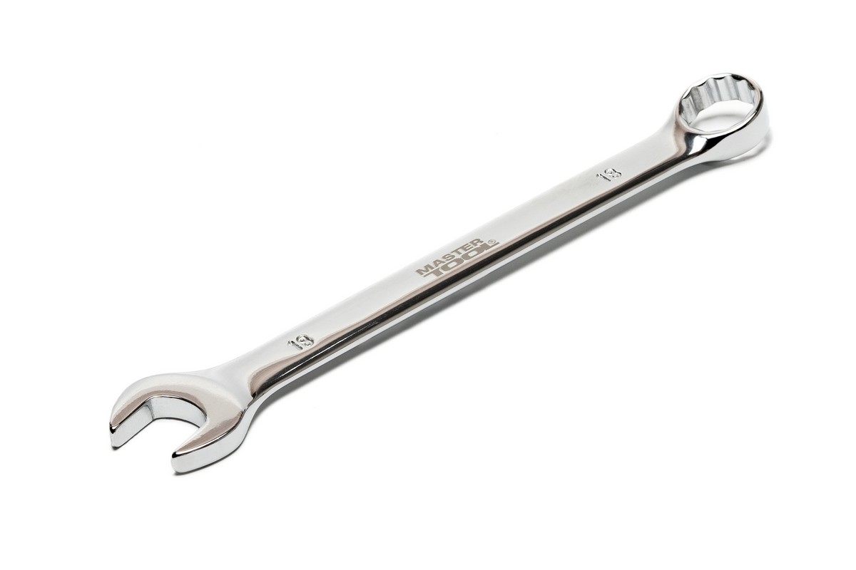 Ключ комбінований MASTERTOOL 18 мм CrV DIN3113 71-1018 view 1