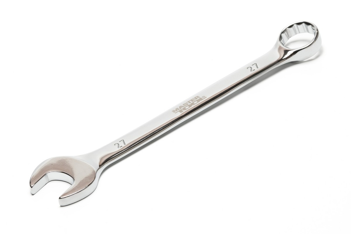 Ключ комбінований MASTERTOOL 27 мм CrV DIN3113 71-1027 view 1