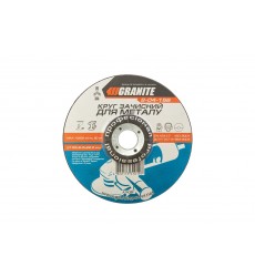 Диск абразивний зачисний по металу GRANITE 150 x 6,0 x 22,2 мм 8-04-156