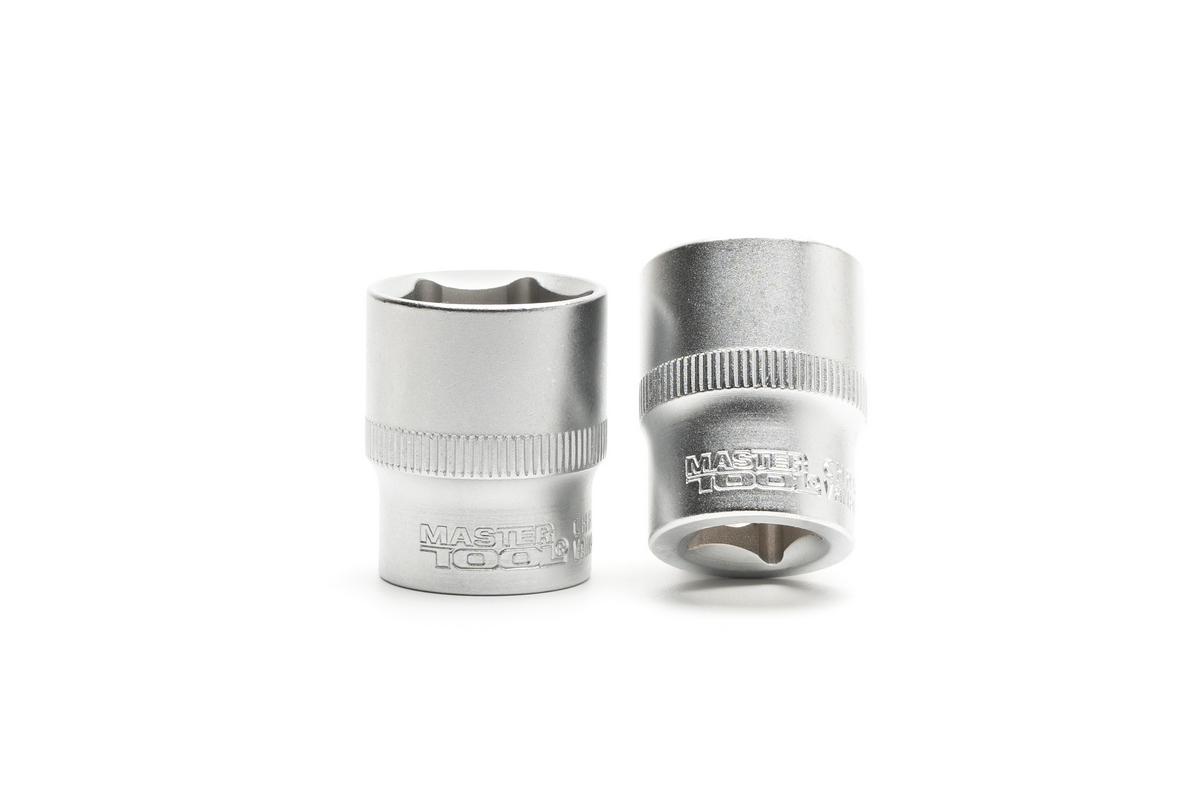Набір головок торцевих 6-гранних MASTERTOOL ½" 10-24 мм L 40 мм CrV 10 шт 78-1211 view 3