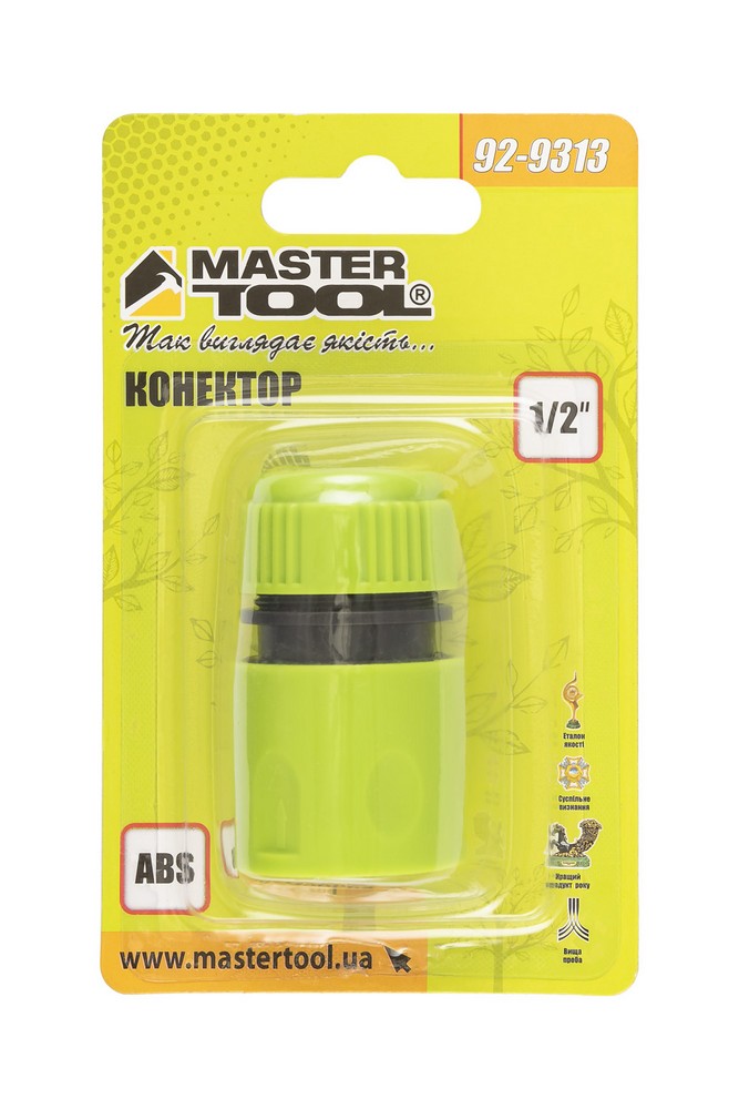 Конектор швидкознімний для шланга MASTERTOOL ½" 92-9313 view 2