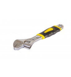 Ключ розвідний MASTERTOOL 150 мм 0-24 мм реверсивна губка губка CrV рукоятка з двокомпонентною накладкою 76-0421