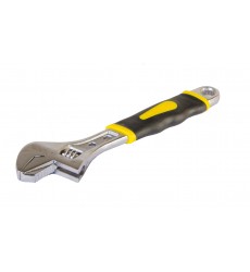 Ключ розвідний MASTERTOOL 250 мм 0-38 мм реверсивна губка CrV рукоятка з двокомпонентною накладкою 76-0423