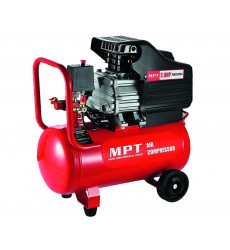 Компресор MPT PROFI 24 л 1500 Вт/2 к.с. 2850 об/хв 100 л/хв 8 атм 2 виходи мідна обмотка MAC20243