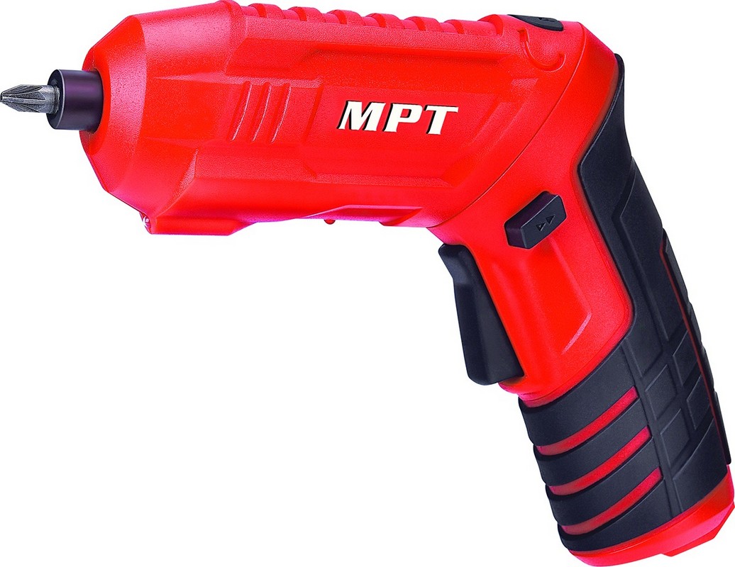 Викрутка MPT акумуляторна поворотна 4V Li-ion 1.5 А·год 250 об/хв 3.5 Н·м реверс USB кейс аксесуари 47 шт MCSD4006.3 view 1
