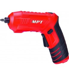 Викрутка MPT акумуляторна поворотна 4V Li-ion 1.5 А·год 250 об/хв 3.5 Н·м реверс USB кейс аксесуари 47 шт MCSD4006.3