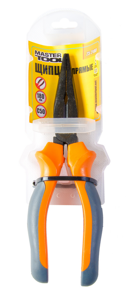 Щипці прямі MASTERTOOL 180 мм фосфатовані С50/HRC 55~65 25-2180 view 2