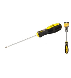 Викрутка шліцева MASTERTOOL SL4х125 мм ручка з TPR покриттям 48-5412