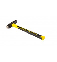 Молоток слюсарний MASTERTOOL 400 г HRC 50 рукоятка фібергласова 310 мм 02-0804