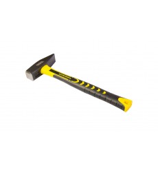 Молоток слюсарний MASTERTOOL 1000 г HRC 50 рукоятка фібергласова 355 мм 02-0810