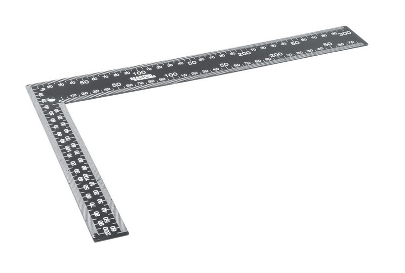 Кутник будівельний сталевий двосторонній MASTERTOOL 200х300 мм 30-3300 view 1