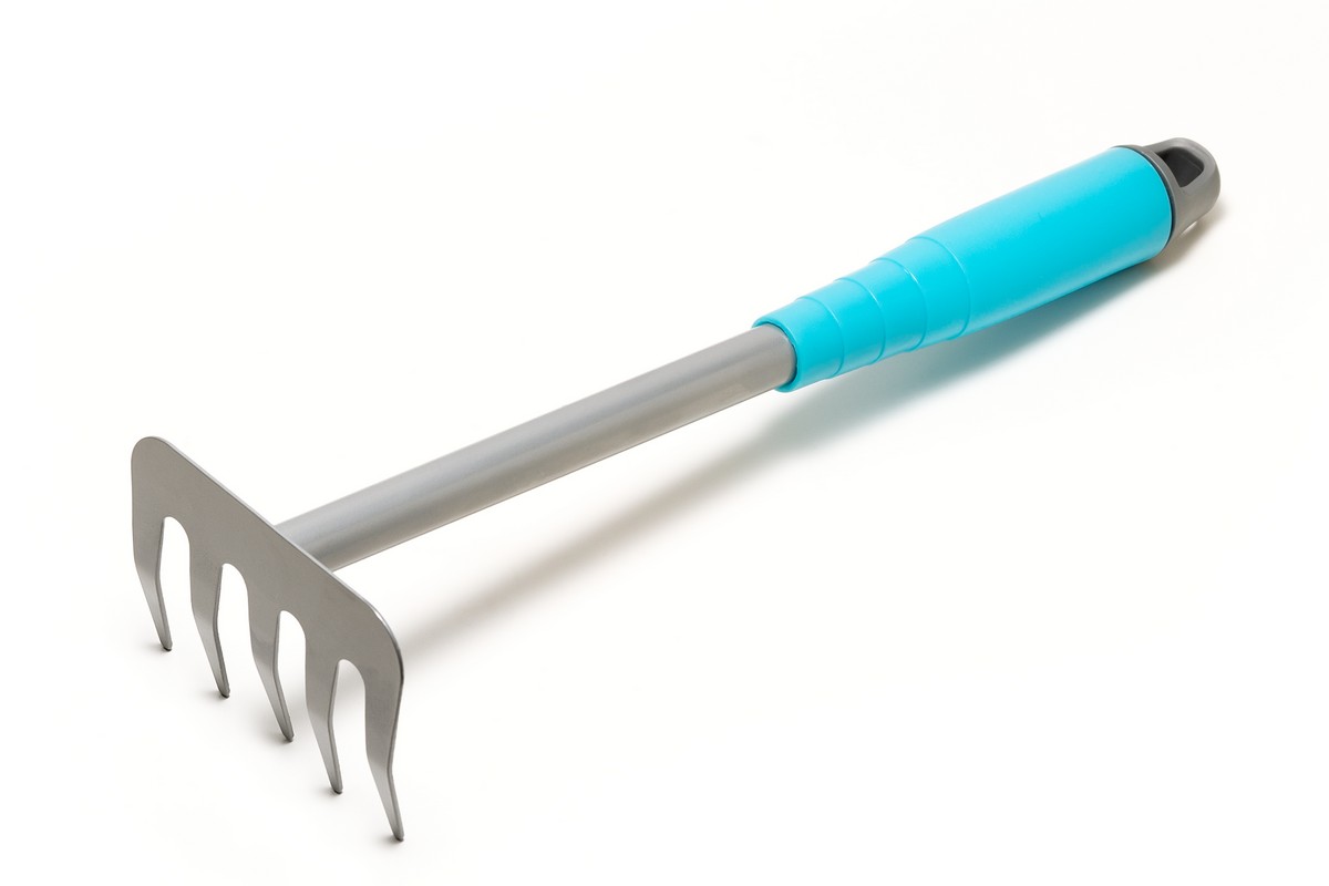 Граблі садові MASTERTOOL 5 зубів 300×90 мм з пластиковою ручкою 14-6183 view 1