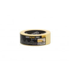Стрічка малярна універсальна MASTERTOOL GripBond Pro 38 мм×40 м жовта 79-9906