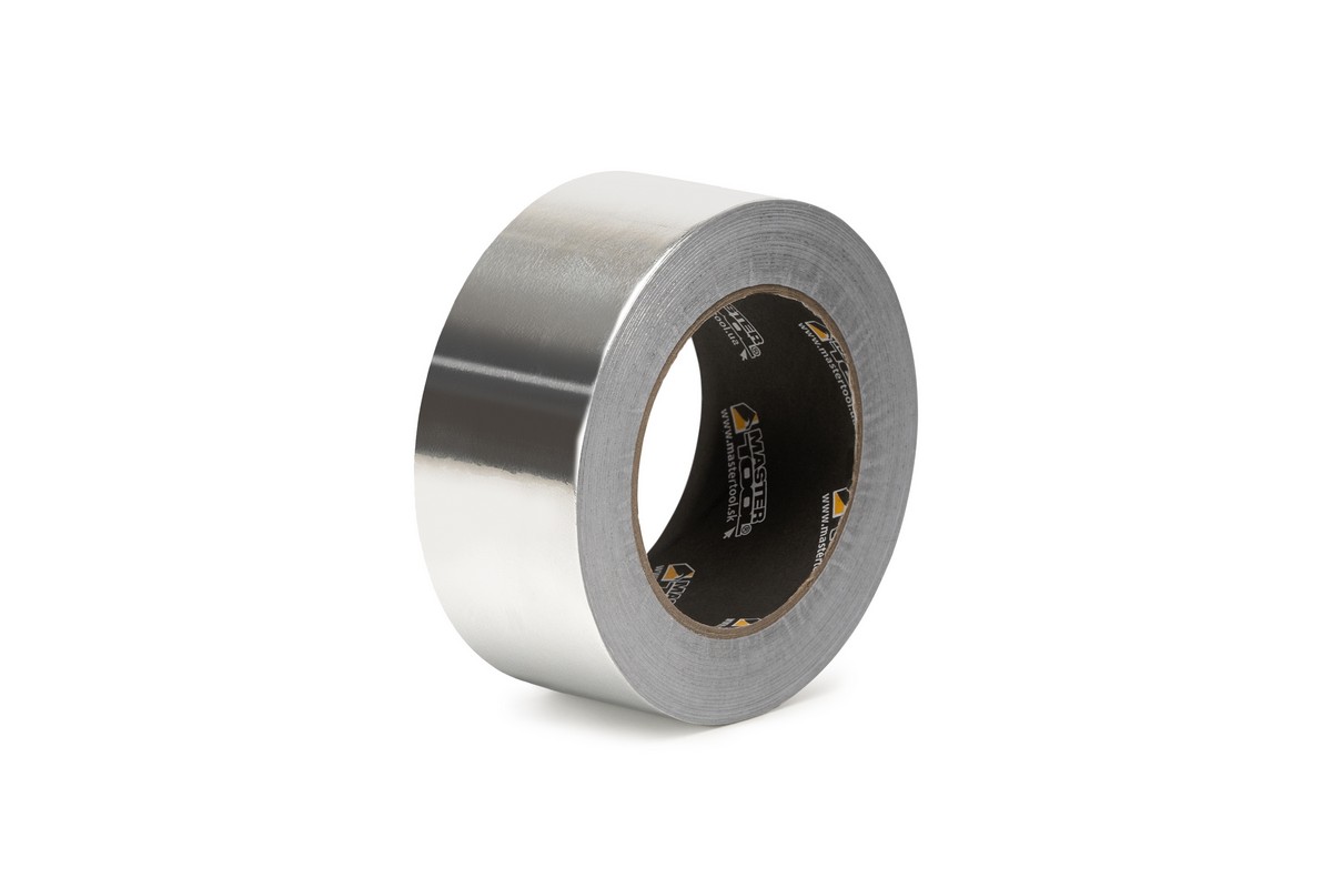 Стрічка алюмінієва MASTERTOOL GripBond Pro Metal t 150°C 50 мм×50 м 77-1550 view 2