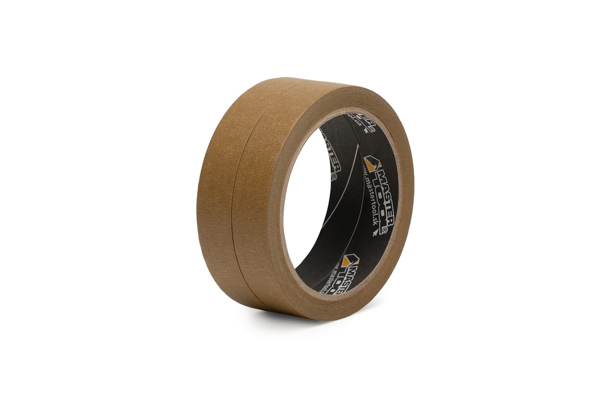 Стрічка малярна високотемпературна MASTERTOOL GripBond Pro High-Temp 19 мм×20 м 2 шт коричнева 79-9890 view 2