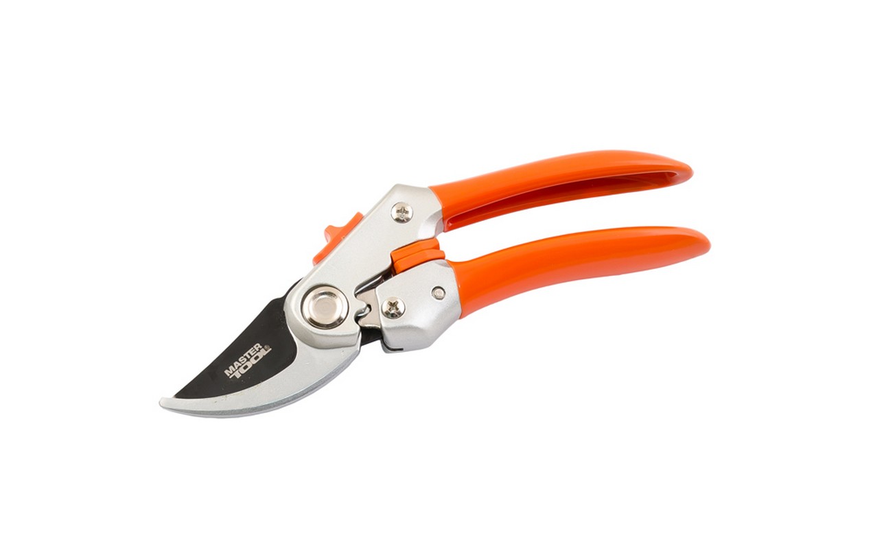 Секатор садовий обвідний MASTERTOOL 200 мм, алюмінієві ручки з накладками, тефлонове лезо SK5 14-6123 view 1
